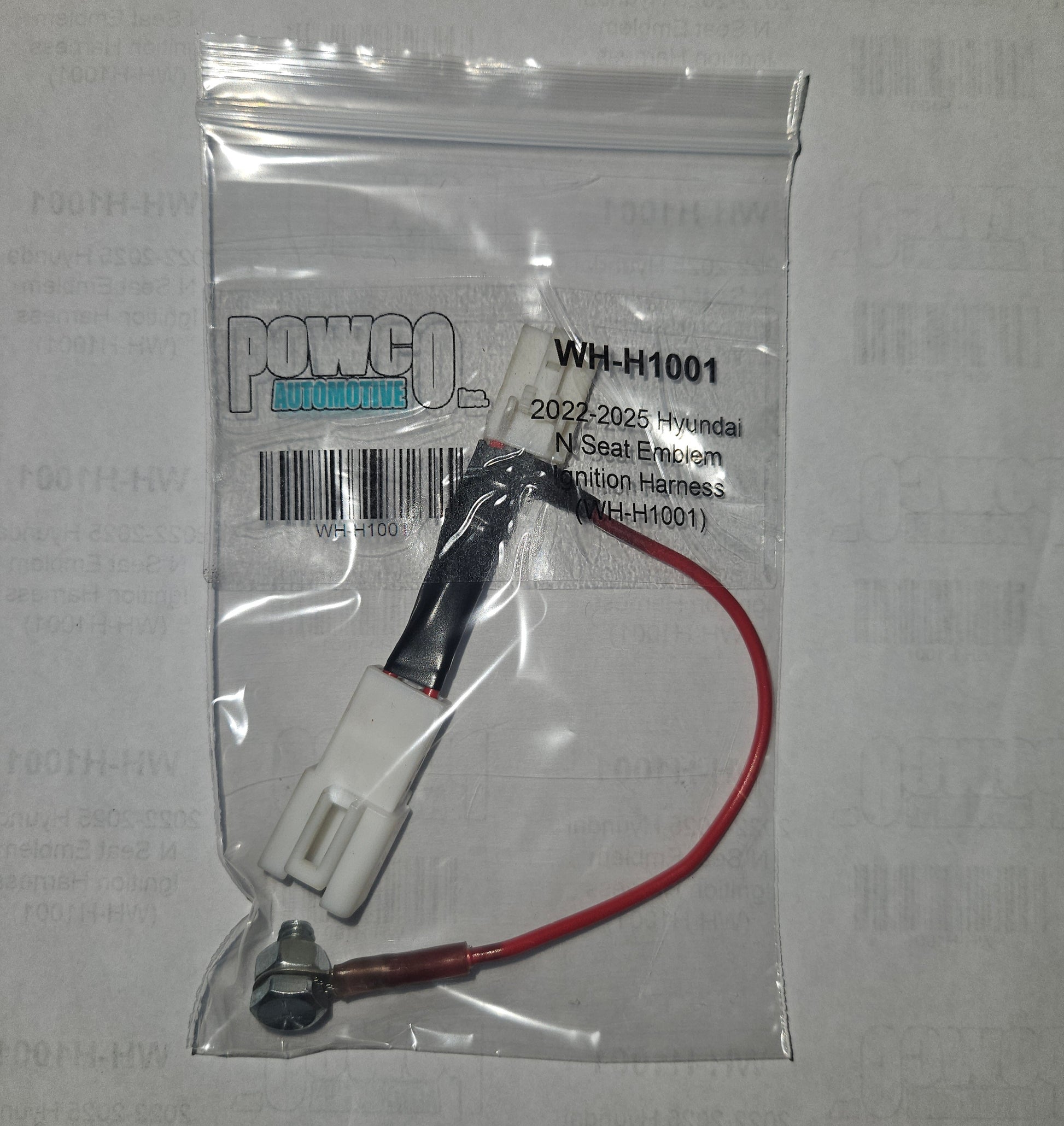 2022-2025 Hyundai N Seat Emblem Ignition Harness (WH-H1001)